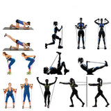 Stamina Sports Premium Resistance Tube | Resistance Elastic Band Complete Set