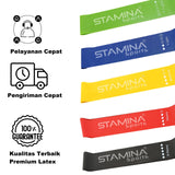 Stamina Sports Short Resistance Band Yoga / Olahraga / Senam / Aerobic